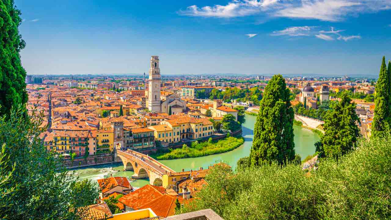 vista aerea Verona