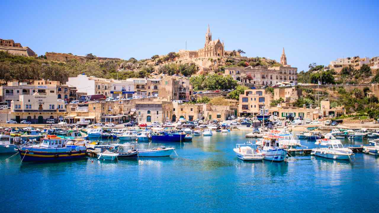 vista isola di Gozo