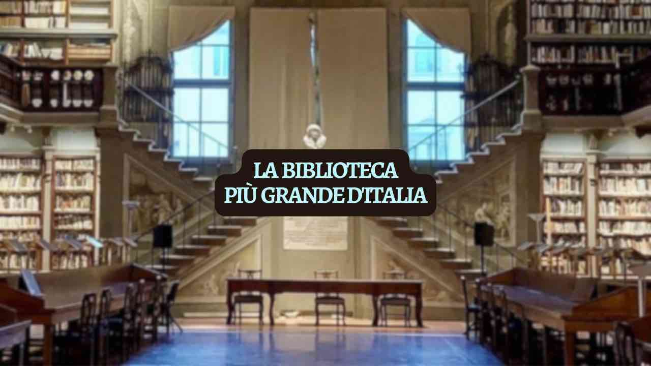 Biblioteca piu grande in Italia