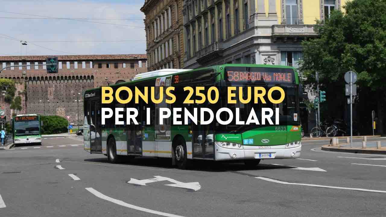Bonus 250 euro per i pendolari