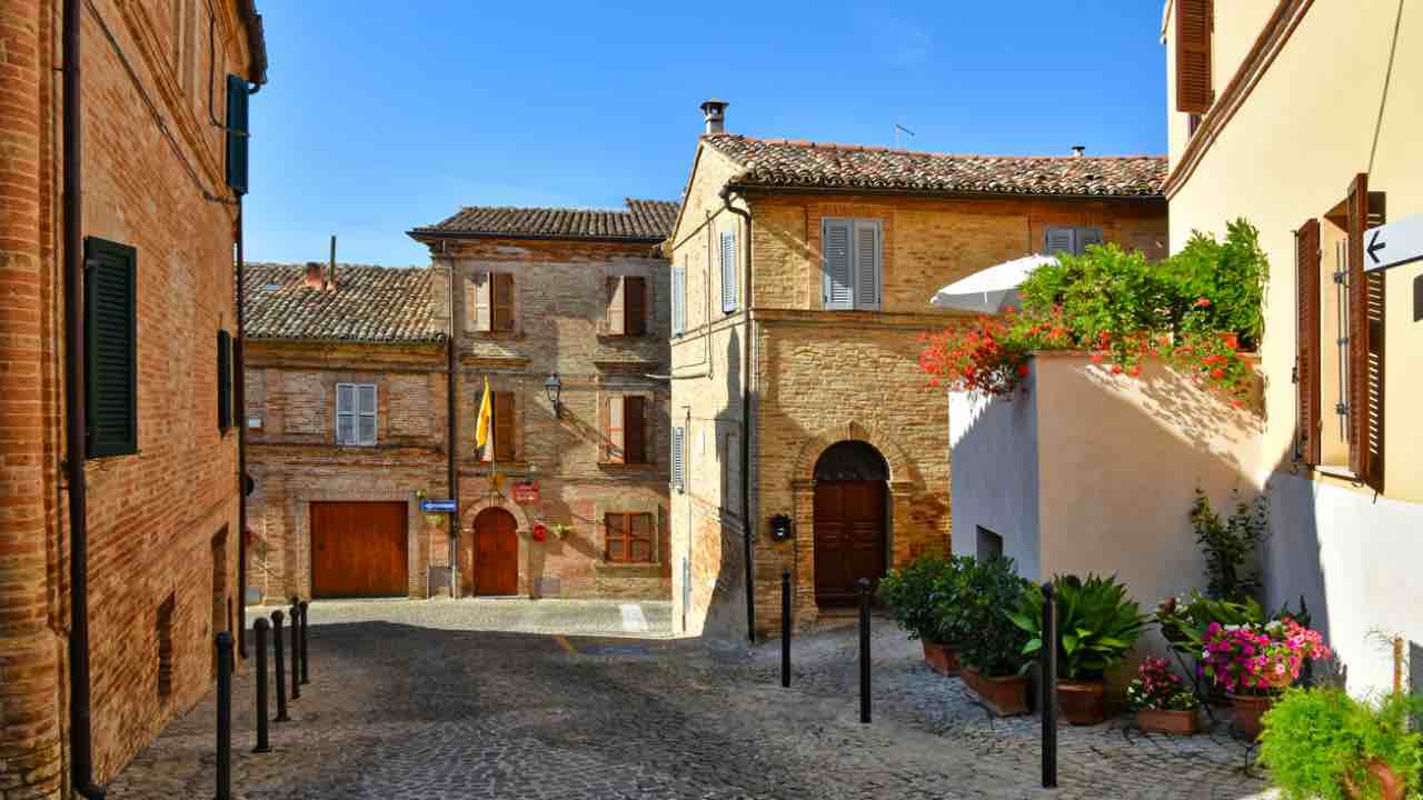 Borgo medievale in Italia
