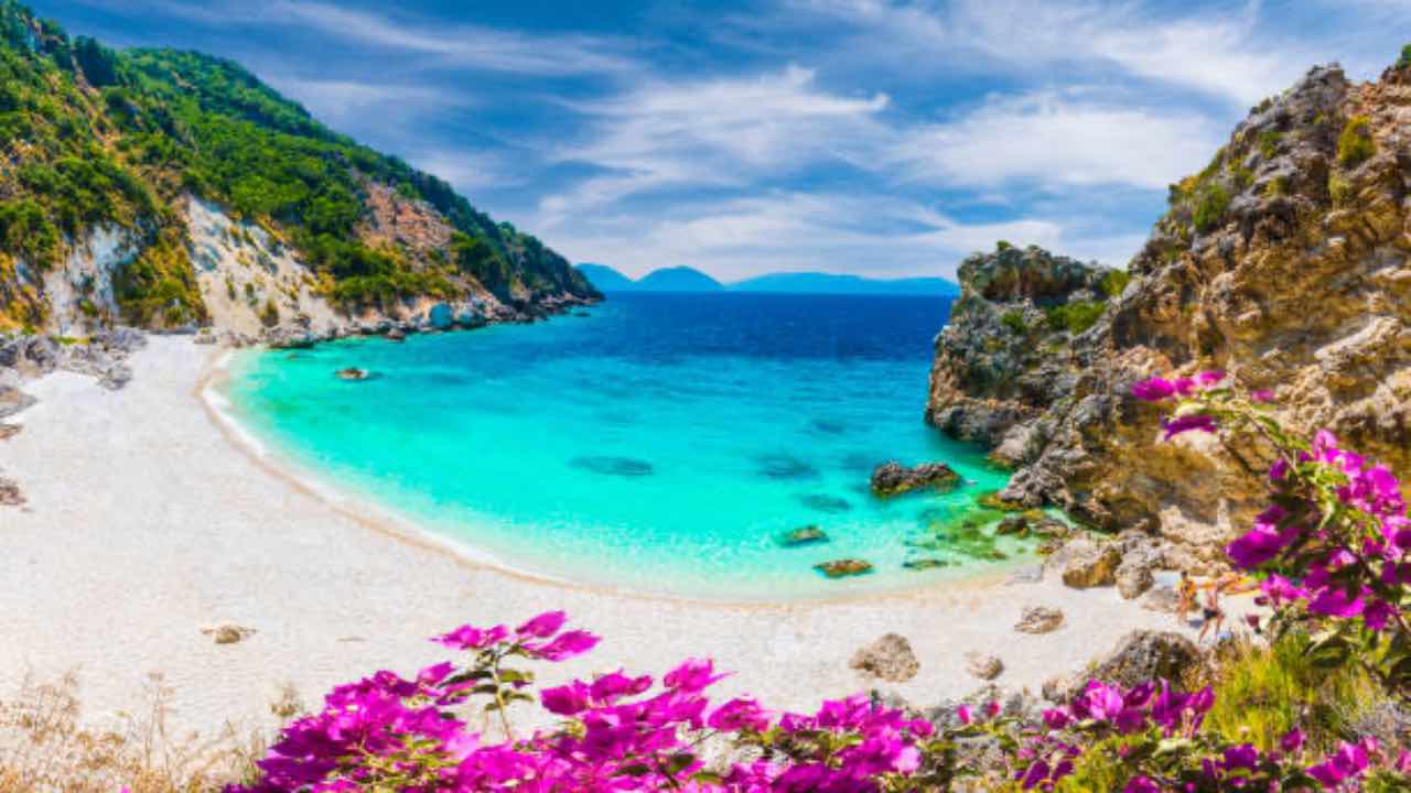 Isola di Lefkada in Grecia