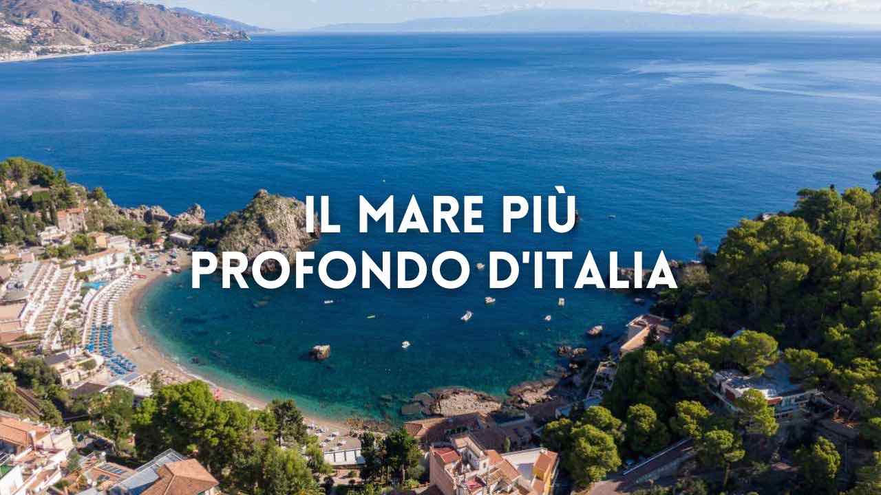 Mare più profondo in Italia