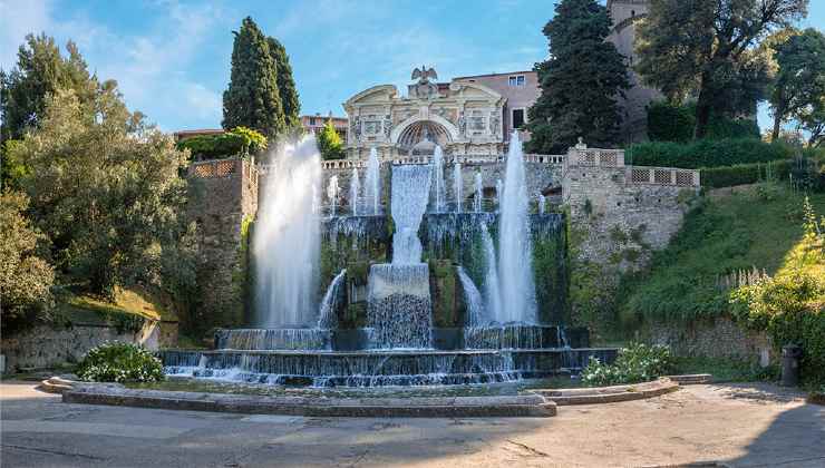 Meravigliosa villa italiana, Villa d'Este a Tivoli