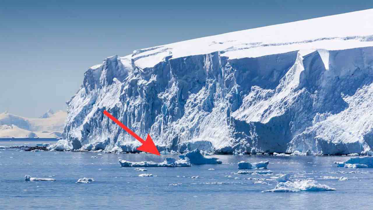 Sob esta geleira eles descobrem algo perturbador: cientistas ansiosos