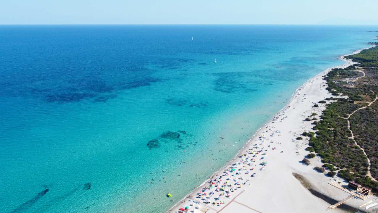 Spiaggia italiana paradisiaca
