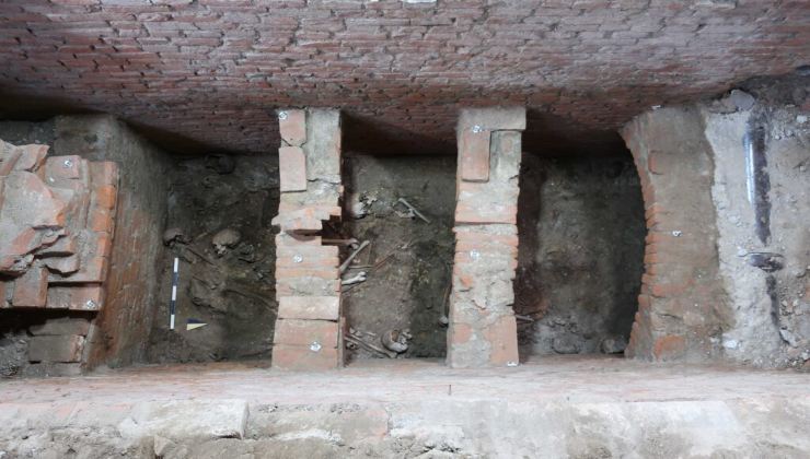 In un grande cantiere è stato scoperto un importante reperto archeologico romano