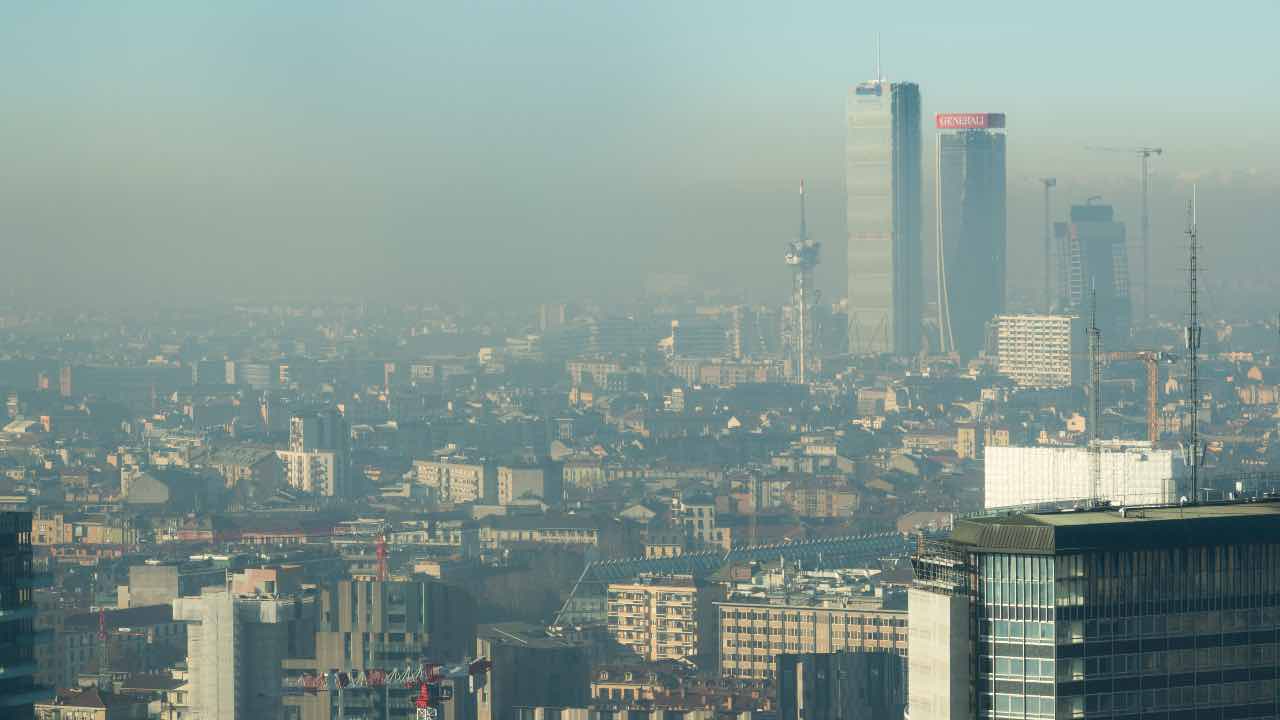 Citta italiana inquinata