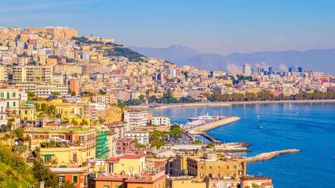 Vista panoramica sul golfo di Napoli