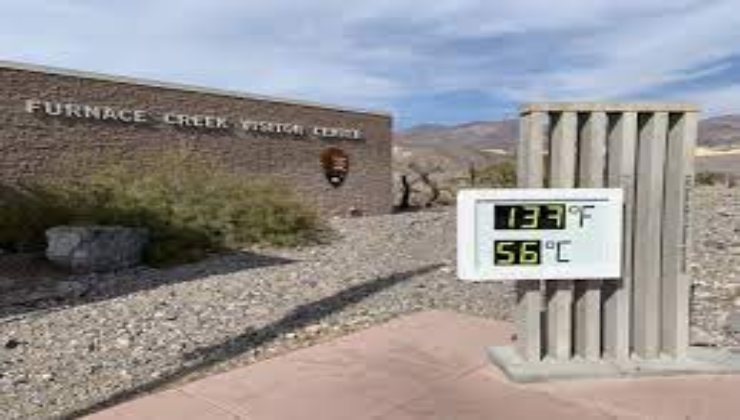 Death Valley temperature record