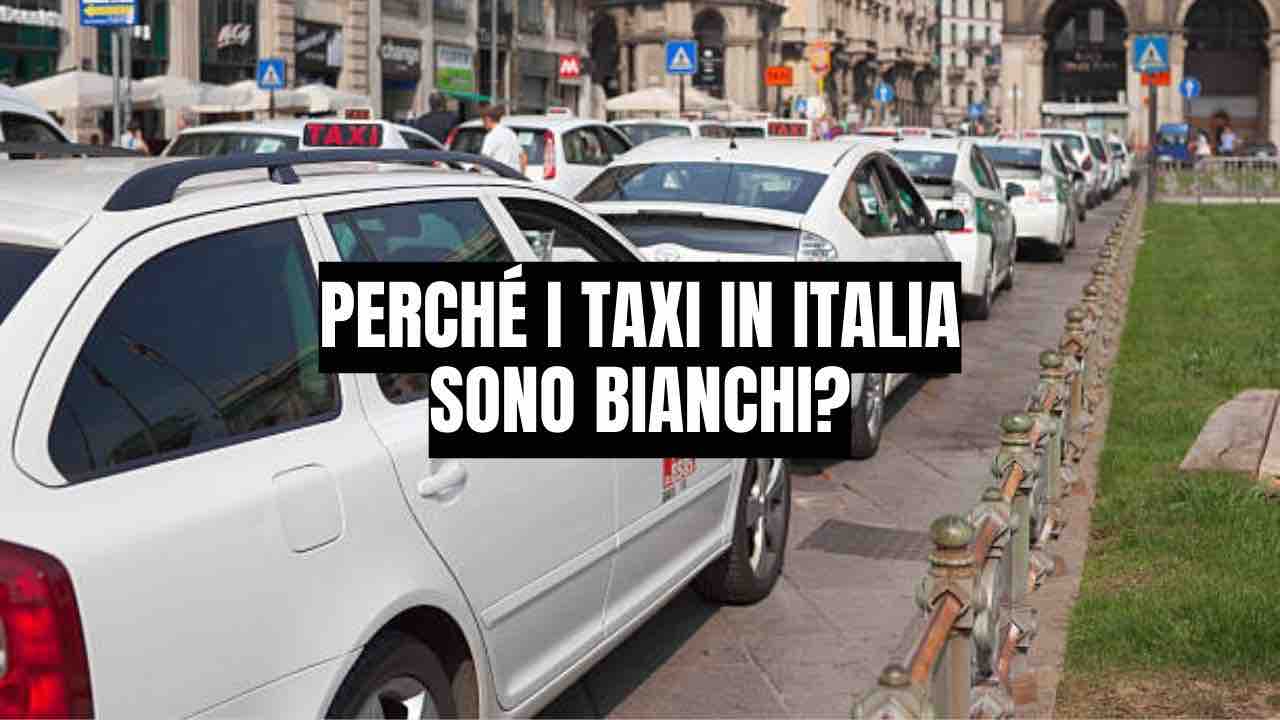 Why are taxis in Italy white?  Few know the reason for this color