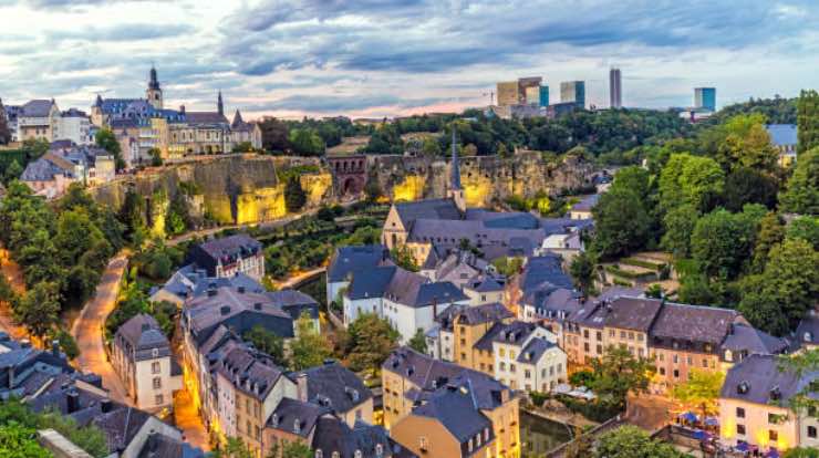Vista di Lussemburgo 