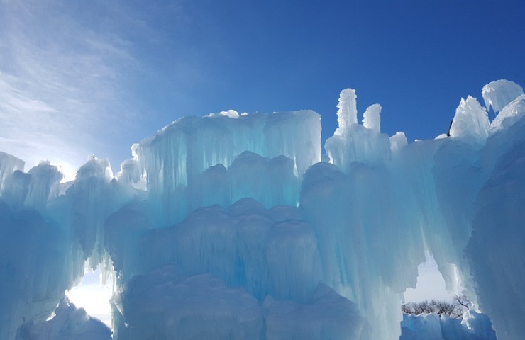 Castello di ghiaccio di Edmonton