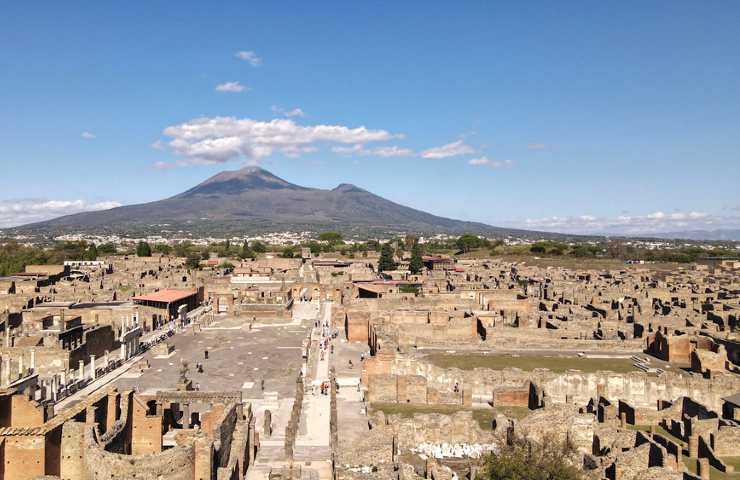 Vista del Vesuvio