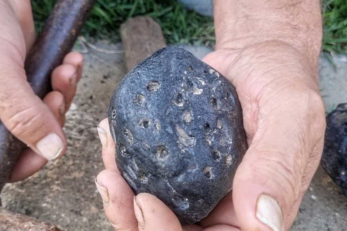 recupero di un meteorite