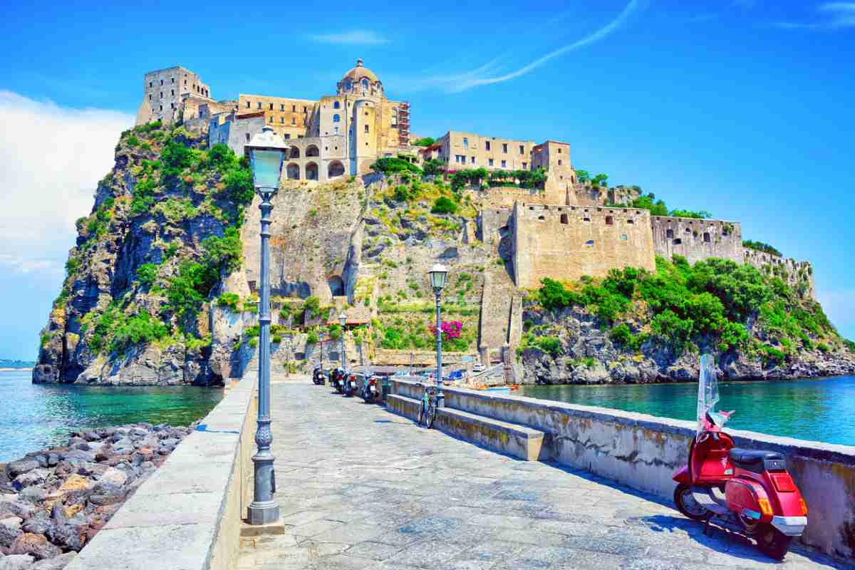 Il bellissimo Castello Aragonese di Ischia
