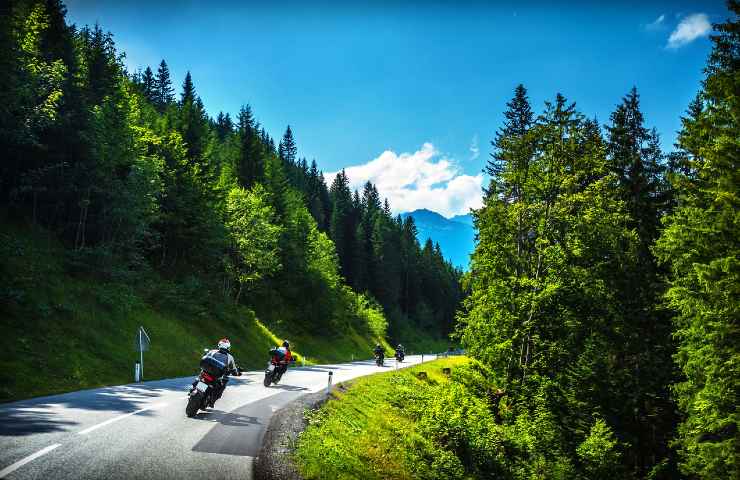 Itinerario in moto