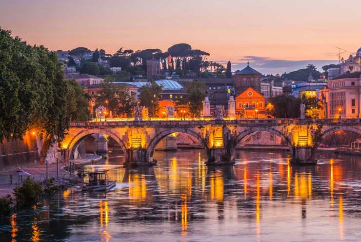 panoramica del Tevere