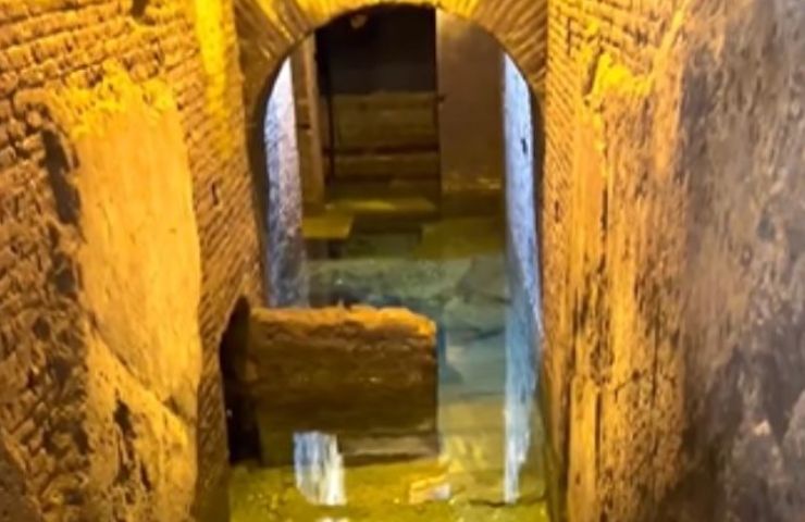 sotterranei fontana di trevi