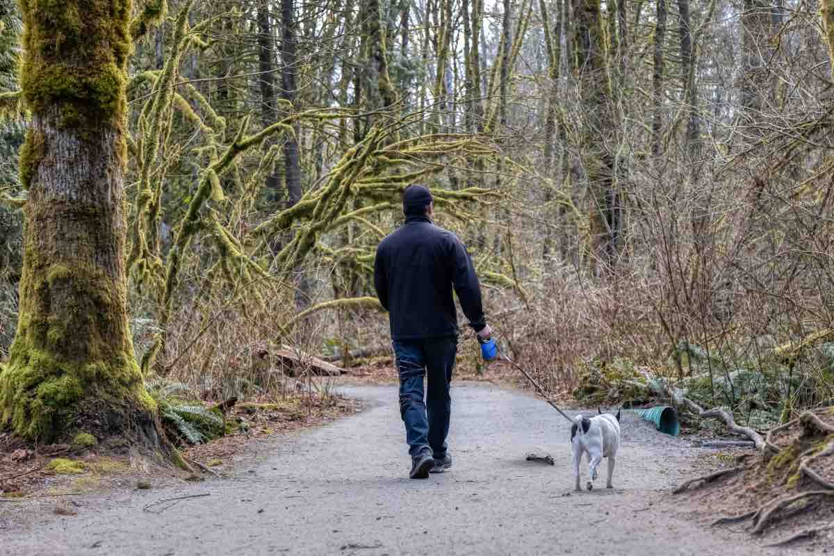 Uomo con il cane