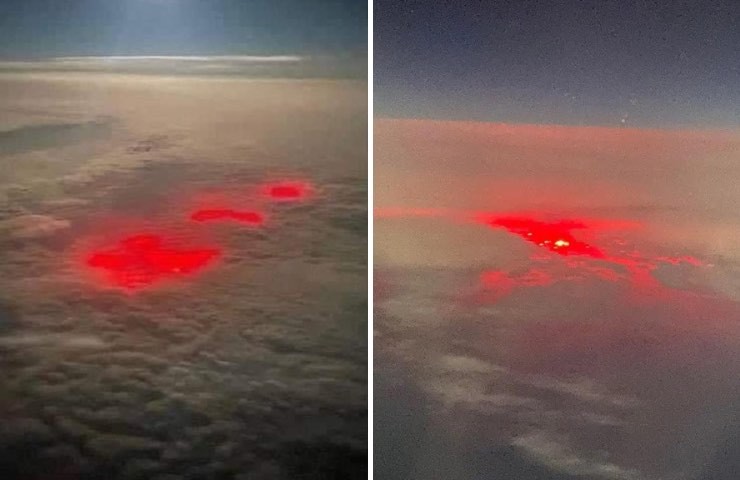 Bagliori rossi sull’Oceano Atlantico