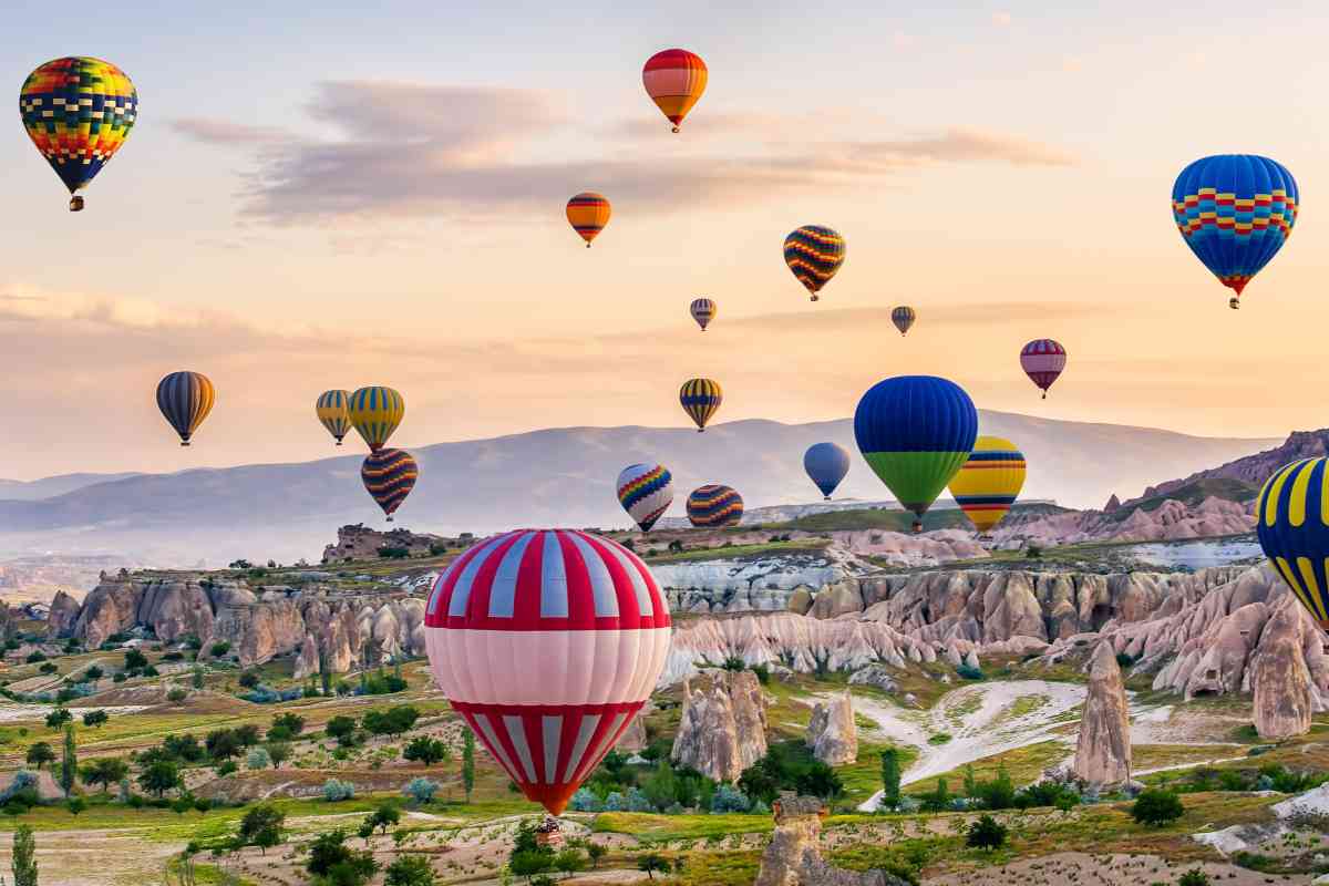 Cappadocia in mongolfiera