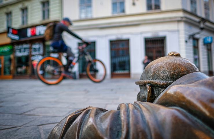 Čumil di Bratislava in Slovacchia