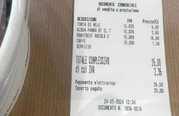 Il costo del pranzo in autogrill in Emilia Romagna