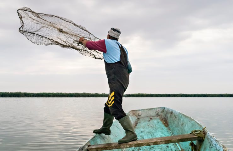 Metodo di pesca tradizionale