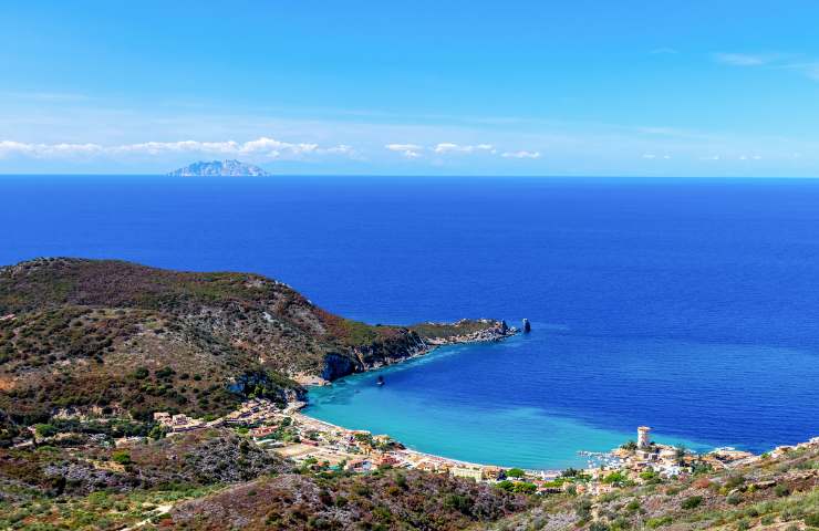 Panorama dell'isola del Giglio