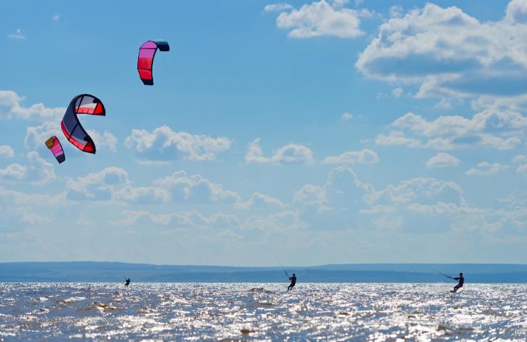 spiaggia kitesurf