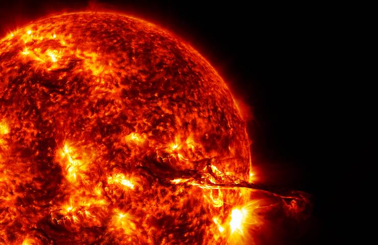 L'eruzione solare più potente