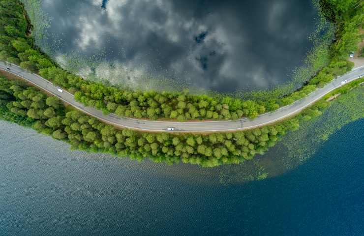 Ponte della natura a Punkaharju, Finlandia