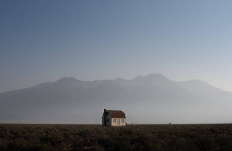 la casa sull'isola di  Elliðaey