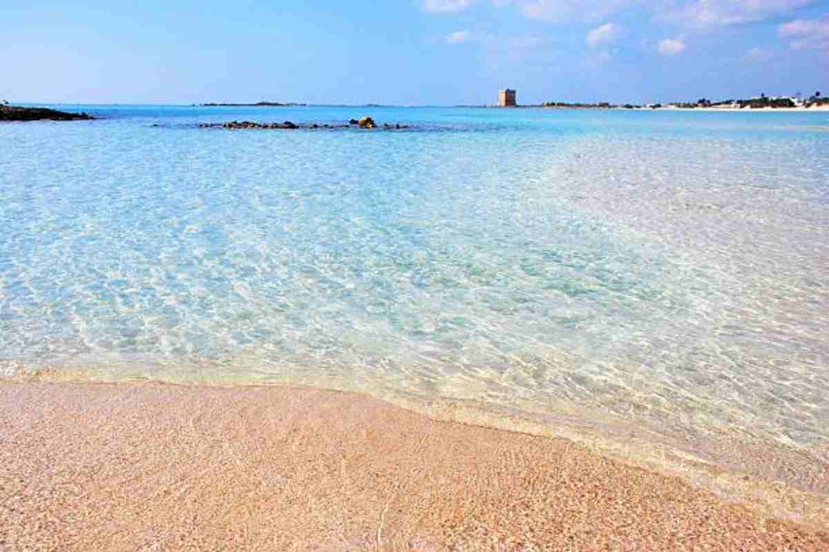 Uno scorcio di mare in Puglia