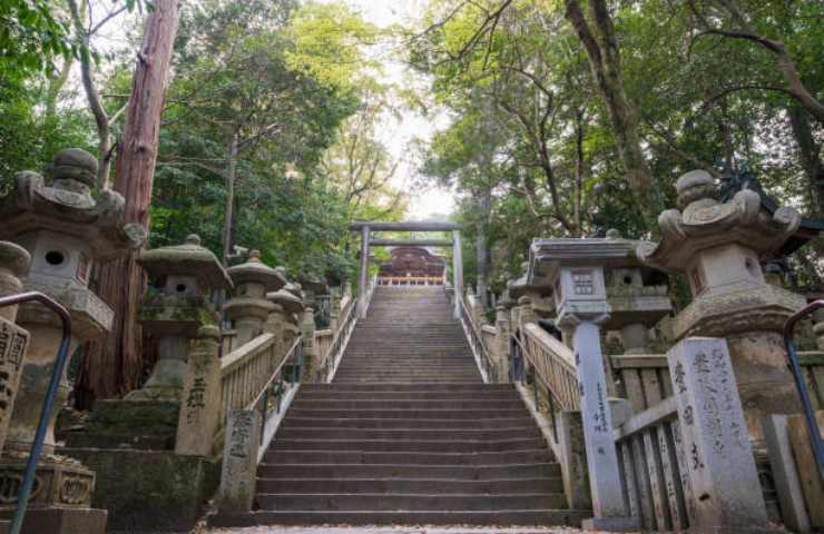 santuario di Konpira-san in Giappone