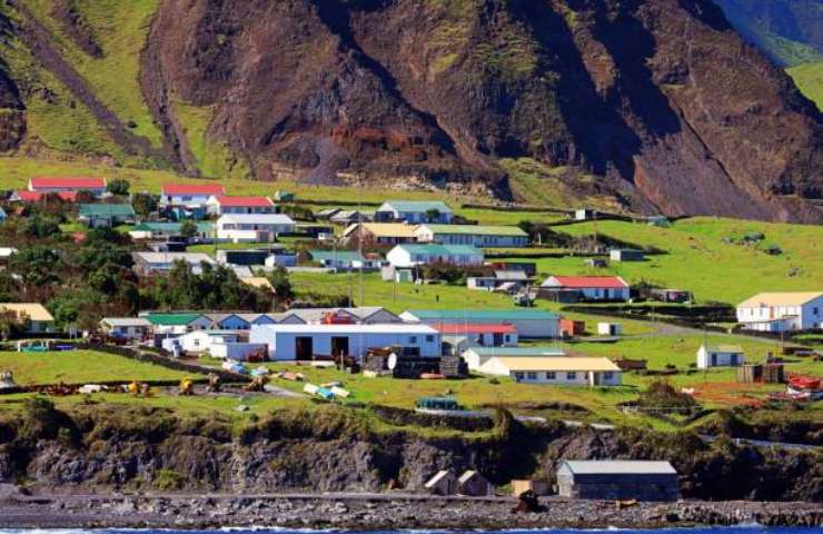 Tristan da Cunha l’isola principale dell’omonimo arcipelago