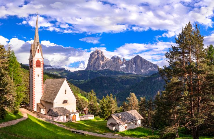 val gardena chiesetta