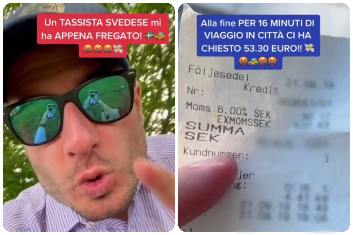 Il costo del taxi in Svezia