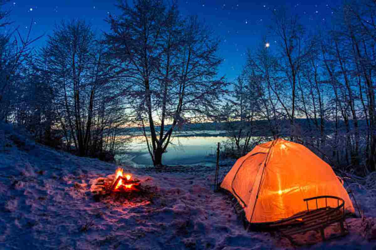 vacanze in tenda col freddo